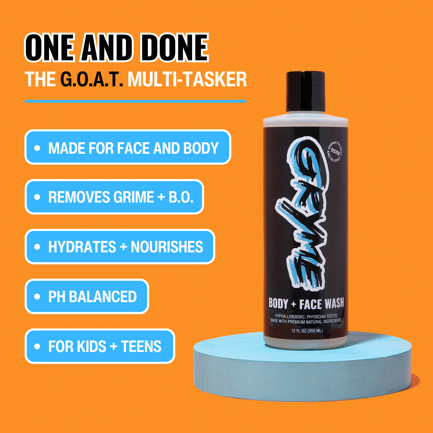 BODY + FACE WASH